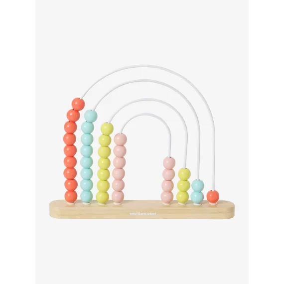 Grand boulier Arc-en-ciel en bois FSC® rose