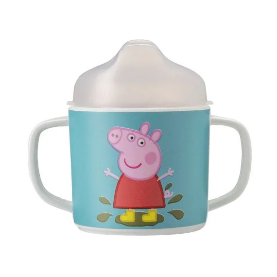 Tasse Deux Anses Avec Bec Amovible Peppa Pig Bleu
