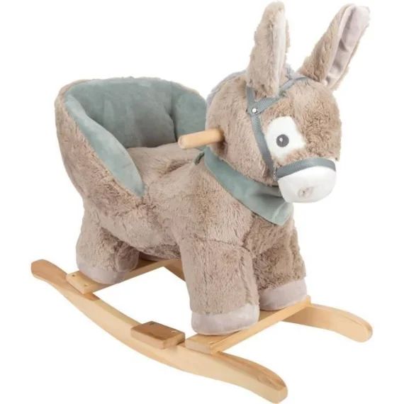 Small Foot Company – Âne À Bascule Avec Siège – Legler Blanc