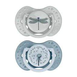 Lot De 2 Sucettes Dynamique Lovi Botanic Taille 4 – Plus 18 Mois Bleu