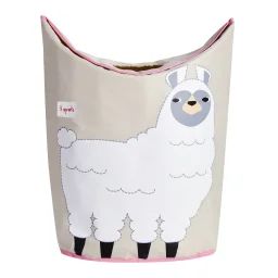 Panier À Linge Lama Blanc