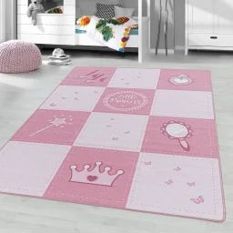 Tapis Enfant Roseka Rose
