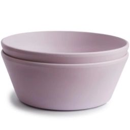 Lot de 2 bols ronds Soft lilac