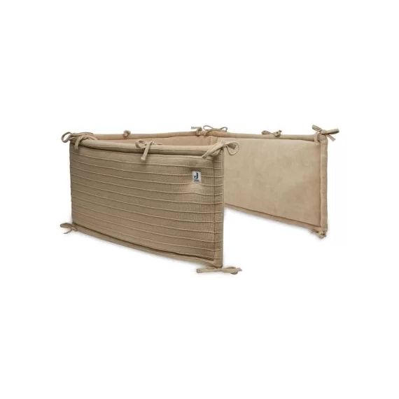 Tour de lit Pure Knit Biscuit (pour lit 60 x 120 ou 70 x 140 cm)
