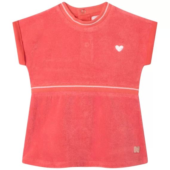 Robe en éponge Fille Orange