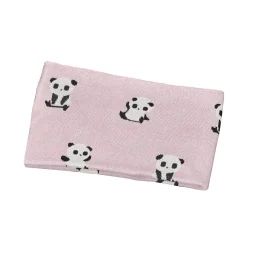 Couverture Maille En Coton Rose