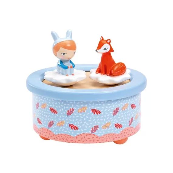 Boîte à musique magnétique Renard et enfant
