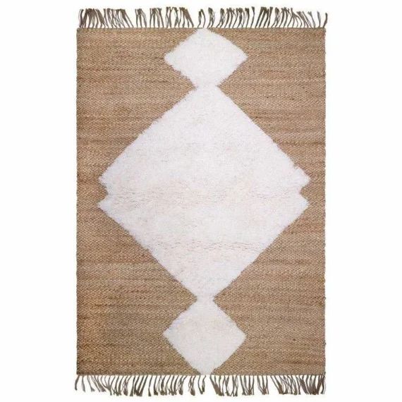 Tapis Enfant Elton – 110 X 170 Cm – Jute – Oeko Tex – Nattiot Marron