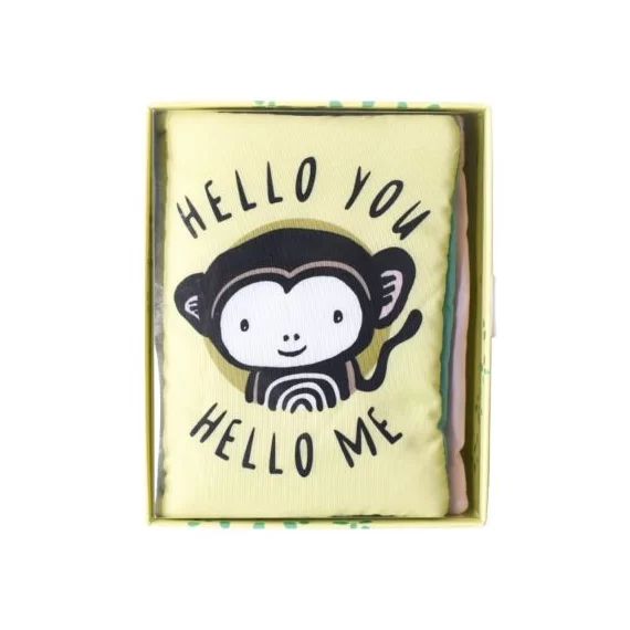 Livre bébé en tissu Hello you, hello me