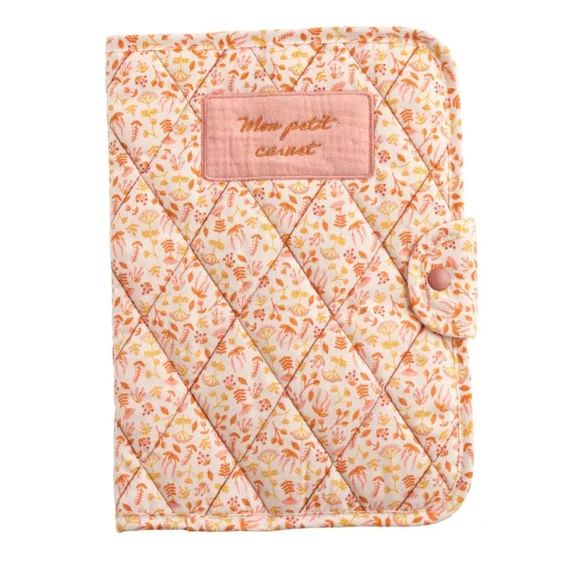 Protège Carnet Santé En Coton Rose