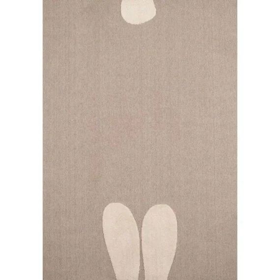 Tapis Chambre Enfant – Lapin – 150 X 80 Cm – Nazar Rugs Marron