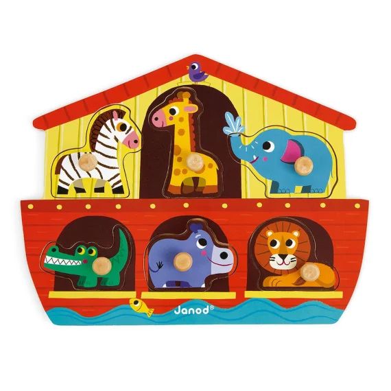 Puzzle Arche De Noé Rouge