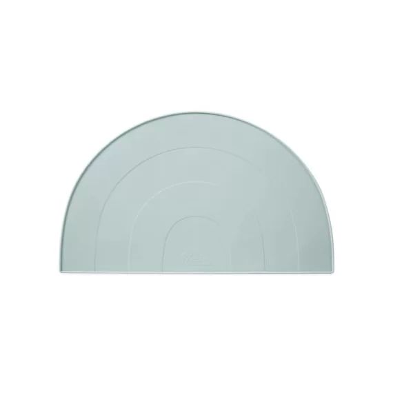 Set de table en silicone arc-en-ciel pétrole