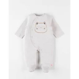 Pyjama 1 Pièce Raton Laveur En Jersey Beige
