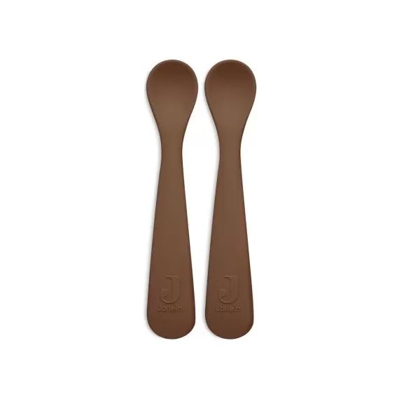Lot de 2 cuillères en silicone Caramel