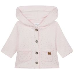 Veste doublée à capuche Fille Rose