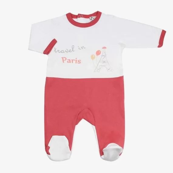 Pyjama bébé – TROIS KILOS SEPT blanc