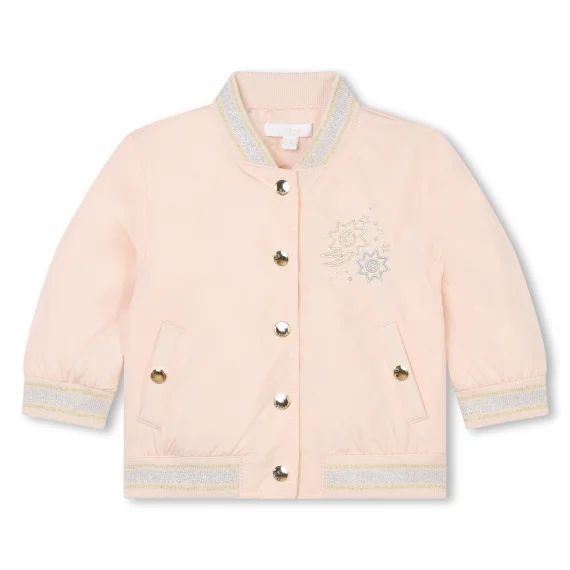 Blouson court façon bomber Fille Beige