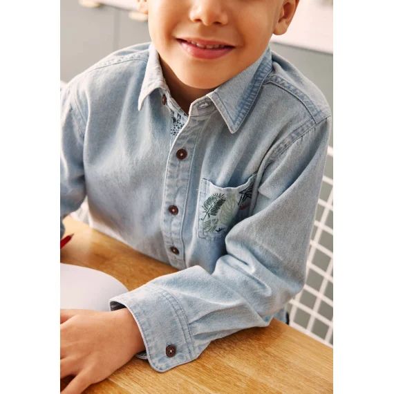 Chemise Garçon Taiga Bleu