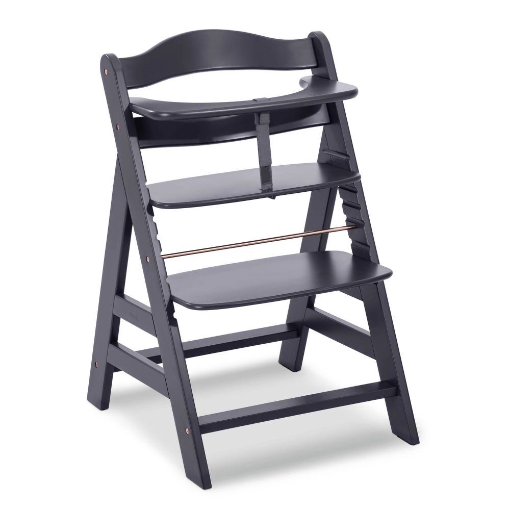 Chaise Haute Hauck Alpha+ – Dark Grey