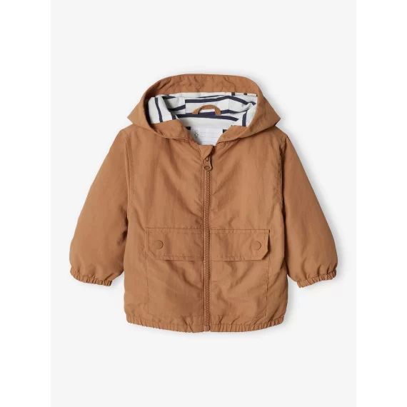 Parka bébé garçon avec capuche cappuccino