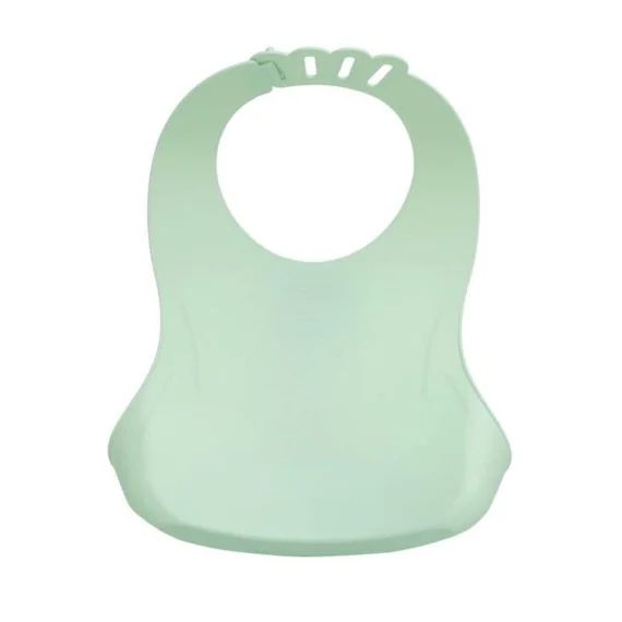 Bavoir Bibou Avec Récupérateur Vert
