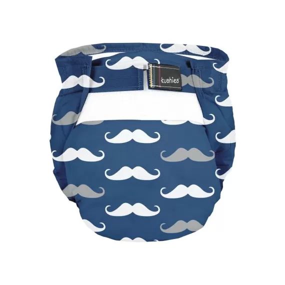 Couche lavable TE1 Moustache (4-10 kg)