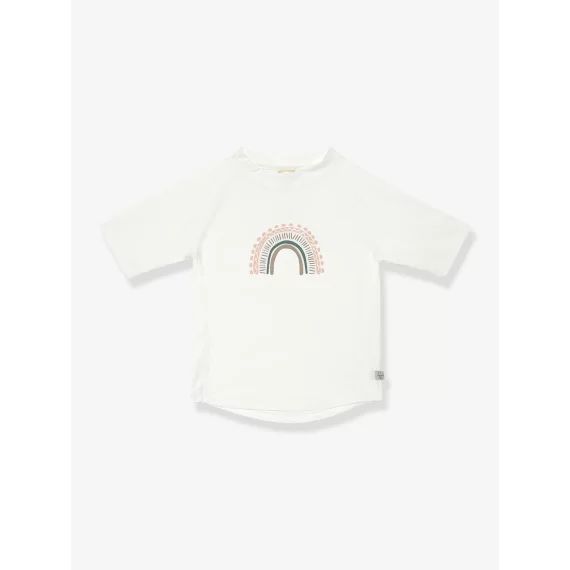 Tee-shirt anti-UV bébé Arc-en-ciel LÄSSIG manches courtes écru