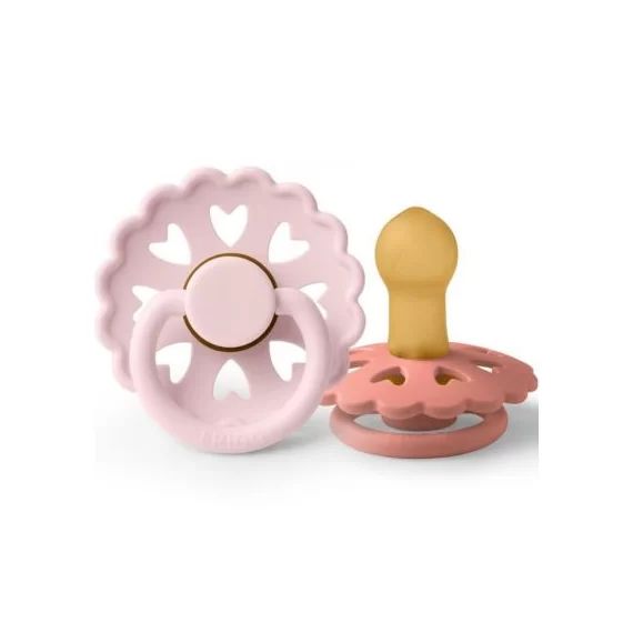 Lot de 2 sucettes en latex Fairytale Thumbelina/Girl (0-6 mois)