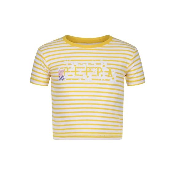 T-shirt Coton Peppa Pig Jaune Vif