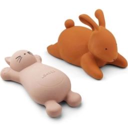 Lot de 2 jouets de bain Vikky Cat rose