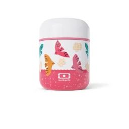 Lunch Box Isotherme Enfant 280ml Capsule Rose Birds
