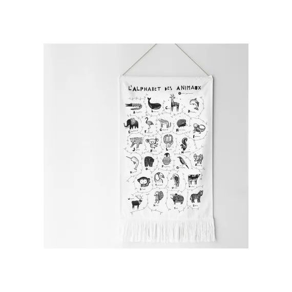 Décoration à suspendre L&rsquo;alphabet des animaux