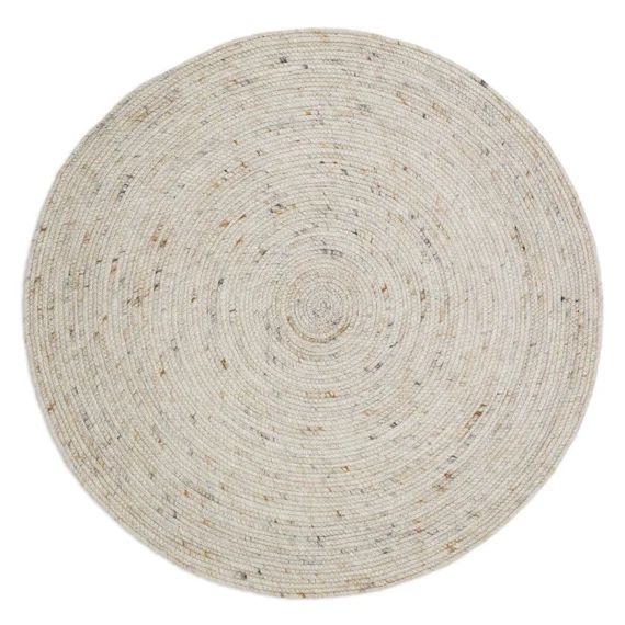 Tapis Rond Laine Feutrée Neethu Avoine