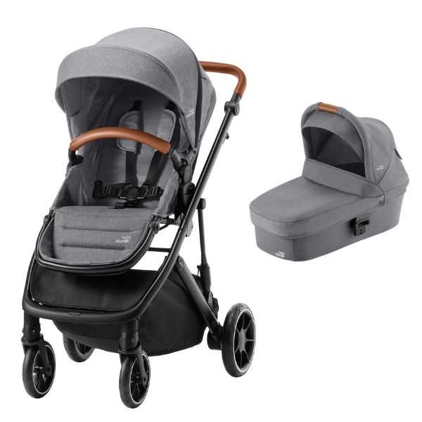 Poussette Britax Strider M + Nacelle – Elephant Grey