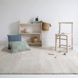 Tapis Lavable En Machine Uni – Etico Creme S – Nattiot Beige