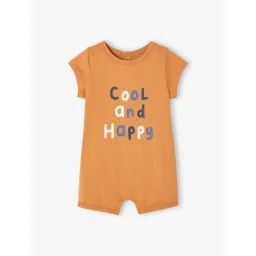 Lot de 2 combishorts bébé Basics caramel