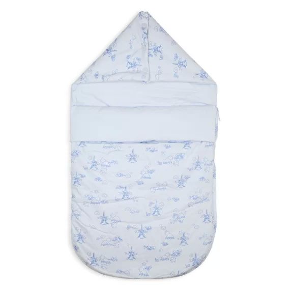 Nid d&rsquo;ange en coton UNISEXE Bleu