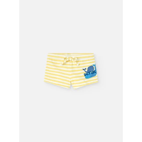Maillot De Bain À Rayures Jaune