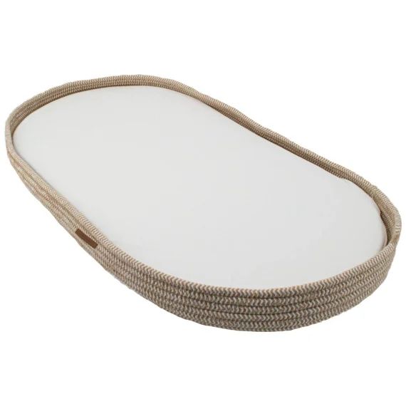 Panier À Langer Tressé Beige