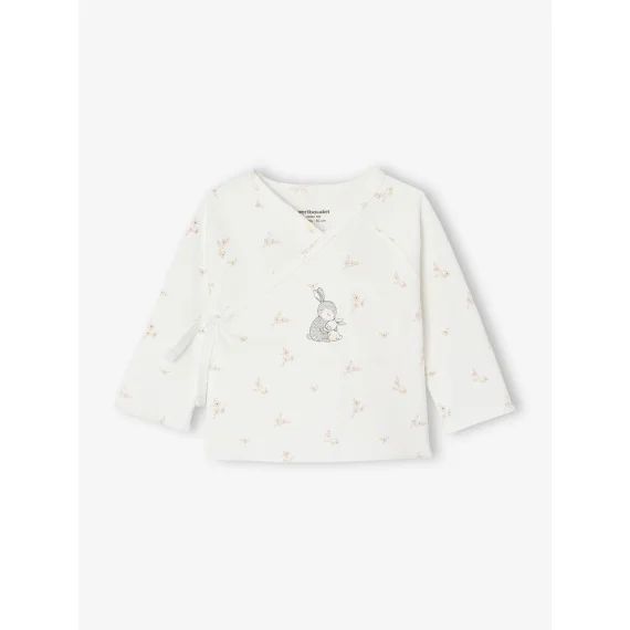 Brassière bébé naissance  BASICS en coton bio écru