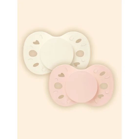 Sucette Anatomique Essentielle – 18+ Mois – Lot De 2 Rose + Beige