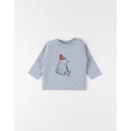 T-shirt Ours Chiné Gris