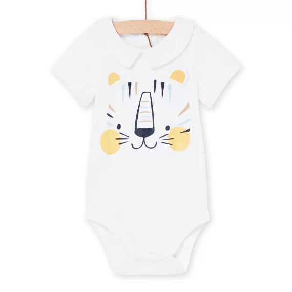 Body À Motif Lion – Blanc