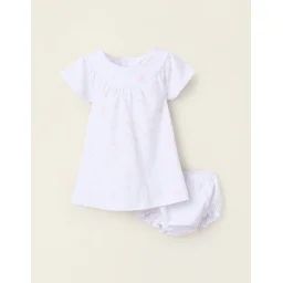 Robe + Bloomer Blanc