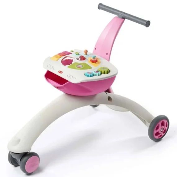 Trotteur Bébé Et Porteur Tiny Rider 5 En 1 Pink