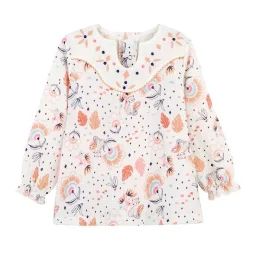 Blouse Bébé En Gaze De Coton Masha Blanc