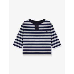Tee-shirt manches longues bébé en coton – PETIT BATEAU bleu