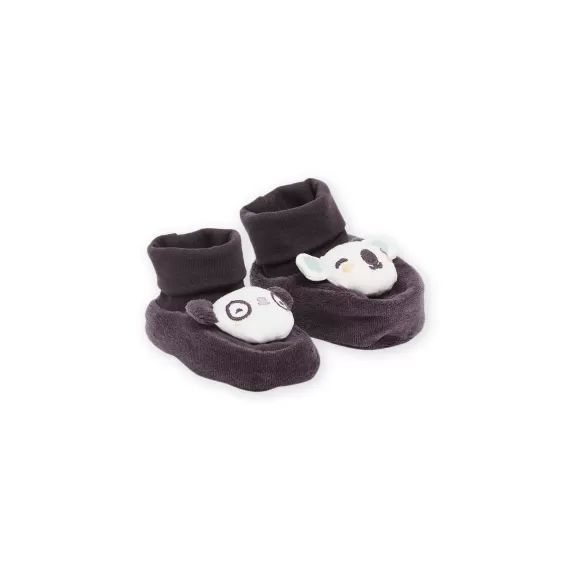 Chaussons Chaussettes À Animation Koala Et Panda – Ecru