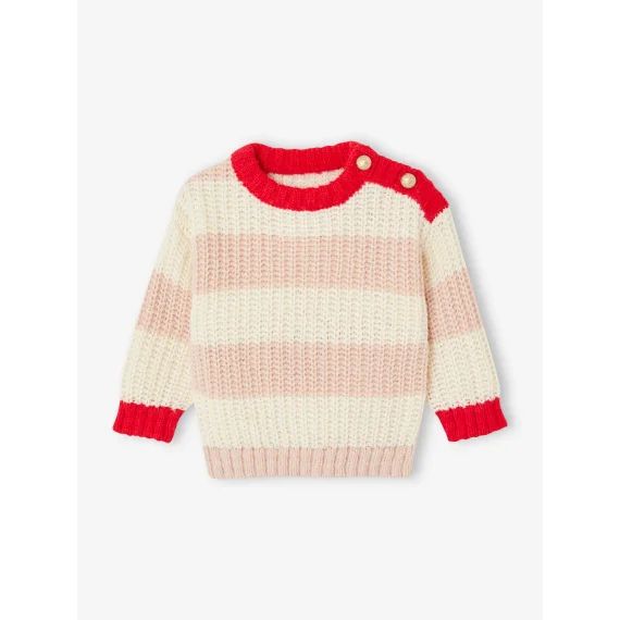 Pull à rayures matchy matchy bébé capsule famille rayé rose